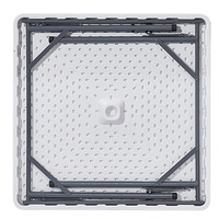 Table de pique-nique pliable en plastique carrée de haute qualité et bon marché, table de jardin pliable pour mariage en plein air