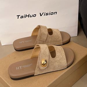 Sandalias de Verano 2026, Estilo Birkenstock, con Hebilla Metálica, Punta Abierta, Planas, para Playa y Vacaciones - Product Image 4