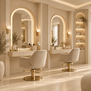 Diseño Interior de Lujo para Salón de Belleza y Muebles de Salón con Vitrinas Personalizadas - Product Image 1