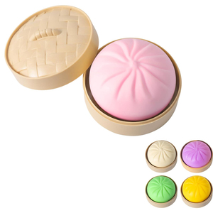 Smile Bun Squeeze Viral Blind Fidget Big Glitter Squishy Mystery Dumplings con Empaque - Product Image 1