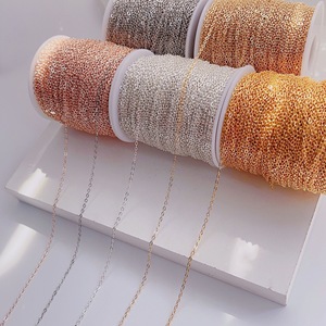 โซ่ทองแดงเคลือบเหล็กแบบแบน รุ่น O-Chain  ขนาด 235SF345sf สไตล์โบราณ สำหรับทำเครื่องประดับผม พู่ห้อย ทำมือ ขายส่ง - Product Image 1