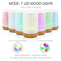 CF céramique LED coloré diffuseur ultrasons synchronisation huile essentielle céramique arôme pierre diffuseur aromathérapie diffuseur bouteille maison