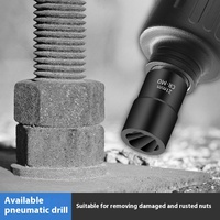 Ensembles d'outils de douille de manchons antidérapants de 1/2 pouces 5 pièces 11 pièces Source d'alimentation manuelle OEM ODM pour l'enlèvement de vis de boulon d'écrou de rouille cassé