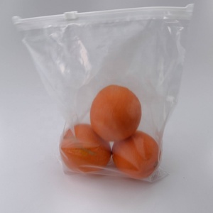 Sacs plastiques transparents à double fermeture, en polyéthylène basse densité (PE), qualité alimentaire, avec fermeture à glissière, pour légumes - Product Image 4