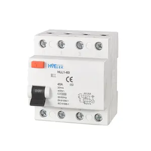 잔여 현재 차단기 유형 A RCCB 40 Amps 100 Amps 유형 A RCD