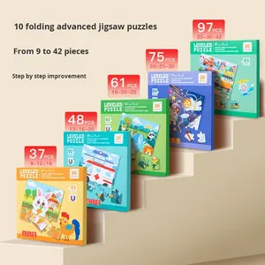 ของเล่นเสริม<span class=keywords><strong>พัฒนาการ</strong></span>เด็ก ชุดตัวต่อแม่เหล็กแบบกระดาษ สำหรับเด็กวัย 0-<span class=keywords><strong>6</strong></span> ปี หนังสือของเล่นเสริมการเรียนรู้ - Product Image 1