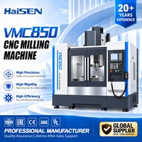 Centre d'usinage CNC VMC850, fraiseuse verticale, entraînement par servomoteur, changeur d'outils automatique, fraisage, perçage, taraudage, alésage