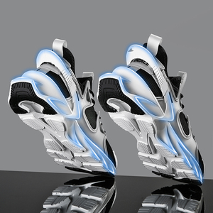 Chaussures de sport décontractées confortables pour hommes, respirantes, à lacets, avec empeigne en maille, de haute qualité, vente en gros, fabricant OEM, tailles 39-46 - Product Image 2