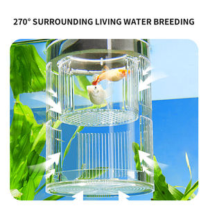 Caja de Cría de <span class=keywords><strong>Peces</strong></span> de Acrílico Transparente, Tanque de Aislamiento <span class=keywords><strong>para</strong></span> Crías de Guppy, Betta, Camarones, Acuario Compacto <span class=keywords><strong>para</strong></span> <span class=keywords><strong>Peces</strong></span> - Product Image 3