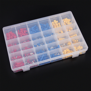 480PCS Insulated Cable Connector <b>Crimp</b> Spade Butt Ring Fork <b>Set</b> Ring Lugs Laminated Terminals Kit - Product Image 6