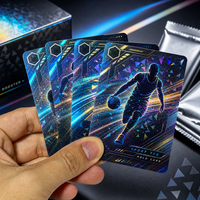 Boîte de boosters de cartes à collectionner sportives holographiques personnalisées, collection écologique en papier pour la famille, TCG sur mesure