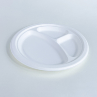 Meilleur prix fournisseur usine Logo personnalisé Assiettes de cuisine blanches Dîner de mariage Ensemble jetable Assiettes de vaisselle pour vente en gros