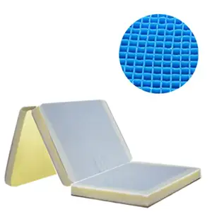 3cm 4cm 6cm 8cmMemory Foam e TPE Gel Topper materasso Queen King Size Gel di raffreddamento in bambù carbone di bambù topper materasso