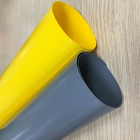 Tissu de tuyau de conduit de ventilation d'air en PVC flexible ignifuge et étanche pour mine et tunnel