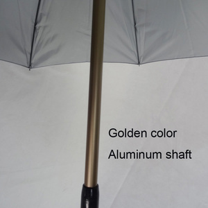Parapluie bâton personnalisé 23 "luxe avec tissu réfléchissant UV parapluies béquille automatique pour la <span class=keywords><strong>pluie</strong></span> cadeau d'affaires canne - Product Image 5
