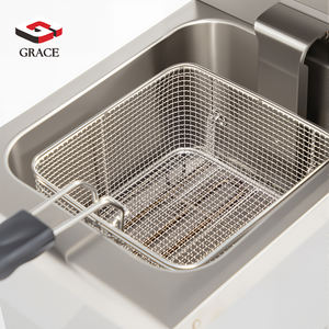 Friteuse électrique professionnelle de qualité alimentaire Guangdong GRACE <span class=keywords><strong>12L</strong></span> en acier inoxydable 50-200 pour la restauration hôtelière - Product Image 5