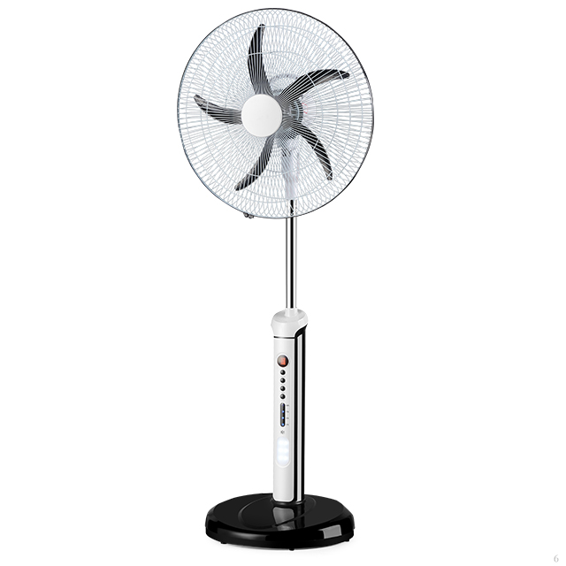 Nigeria India market style 16 inch Rechargeable cooling electric stand fan