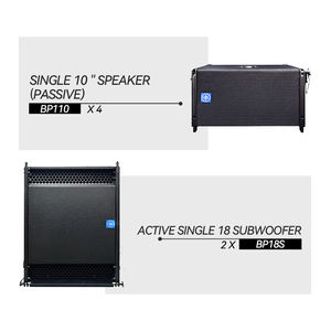 Système de <span class=keywords><strong>sonorisation</strong></span> linéaire CHORDIO BP110, mixeur audio, caisson de basses, enceinte portable, garantie 2 ans, grandes salles, concerts, extérieur - Product Image 2