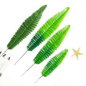 Factory Sale Silk boston Fern Plant <strong>Wall</strong> <strong>Decoration</strong> Green <strong>Leaves</strong> Artificial Fern - Product Image 2