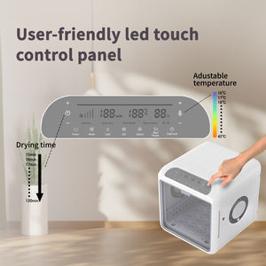 72LタッチLEDマイナスイオン自動ドア開閉機能360 ° 乾燥温度湿度センサー猫用犬用ヘアドライヤー - Product Image 5