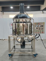 Cuve de mélange homogène à cisaillement élevé 100L 200L 300L pour la fabrication de teintures capillaires, masques, savons liquides, shampoings et détergents