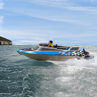 Bateau à jet de sport Durable de 14 pieds avec moteur intégré de pompe à jet de compétition à vendre, course de luxe de norvège et d'australie