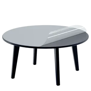 Sıcak satış ürün 150cm yuvarlak PVC vinil şeffaf plastik masa örtüsü 2mm kalınlığında masa örtüsü koruyucu