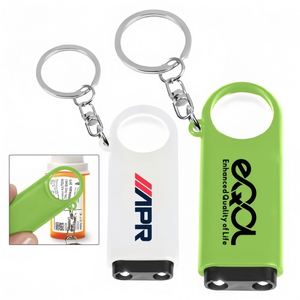 Llavero con Lupa y Luz LED Personalizado, 2 Luces LED Blancas Extra Brillantes Anillo de Unión Desmontable - Product Image 2