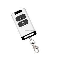 Control Remoto Universal Inalámbrico para Auto KT132A de 433Mhz, Resistente al Agua y a Impactos, con 2 Botones, Transmisor con Batería