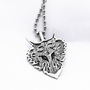 Yunnique-collar con colgante de dragón de acero inoxidable, joyería con temática animal, accesorio de moda de estilo europeo - Product Image 1