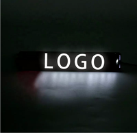 Nouveau logo de calandre de voiture à LED, emblème numérique, insigne, blanc, IP65, étanche, matériau ABS, pour Benz, pour Audi
