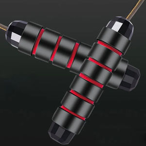Corde à sauter rapide en gros avec câble en acier, réglable pour l'exercice, le fitness, l'entraînement sportif à domicile - Product Image 2