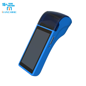 Rugged Android PDA thiết bị đầu cuối Wifi NFC Bluetooth USB cầm tay POS <span class=keywords><strong>Scanner</strong></span> và máy in cho bãi đậu xe Vé máy - Product Image 1