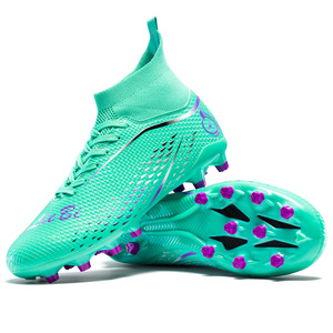Chaussures de football à tige en maille et semelle en caoutchouc pour hommes et adolescents, universelles hiver-été RT20261003 - Product Image 2
