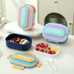 Meilleure boîte à lunch pour emballer des repas sains à emporter. <span class=keywords><strong>Les</strong></span> contenants de stockage des repas peuvent être facilement ouverts grâce à la pratique - Product Image 3