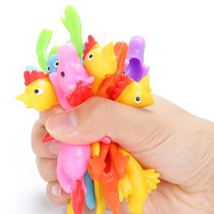 Klebriges Dekompresssionsspielzeug Katapult Startpferd Türkei elastische fliegende Finger Vögel Spaß und Trick Schleuder Zappel-Spielzeug für Kinder - Product Image 1