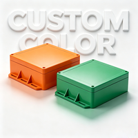 Boîtier de jonction étanche couleur personnalisée IP65 en plastique ABS pour équipement électronique DIY