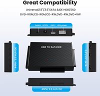 Adaptador USB 3,0 a IDE y SATA Lector de disco duro para disco duro Universal de 2,5 "/3,5" pulgadas HDD/SSD