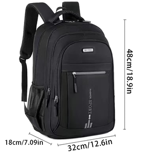 Mochila <span class=keywords><strong>Impermeable</strong></span> de Tela Oxford de Gran Capacidad, <span class=keywords><strong>Bolsa</strong></span> de Negocios para Computadora para Hombres y Mujeres para Viaje - Product Image 2