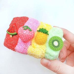 Hot Sale Eco-Friendly DIY Educational Toys Colorful Magic Changing Snow Slime Play Dough Slime Foam <b>Bead</b> Putty Snow Foam <b>Bead</b> - Product Image 1