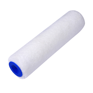 Rouleau de peinture en polyester blanc de qualité industrielle E-tool 9 pouces, épaisseur de poils de 15 mm, liaison thermique, support OEM, pour peinture et décoration - Product Image 1