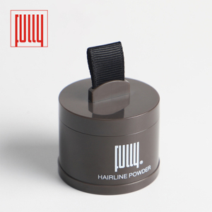 แป้งปิดผมบาง FULLY Hairline Powder สีน้ำตาล บรรจุในตลับไมก้า พร้อมแผ่นแปรงทา รุ่น 12 ยกโคนผม สำหรับปกปิดเส้นผมบางบริเวณไรผม - Product Image 3