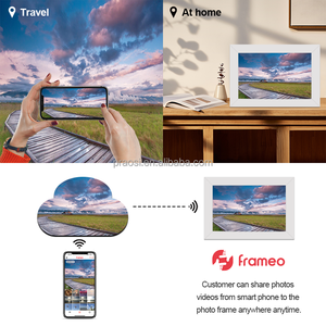 Marco <span class=keywords><strong>de</strong></span> Fotos Digital con Pantalla LCD WiFi <span class=keywords><strong>de</strong></span> 10 Pulgadas, <span class=keywords><strong>Descarga</strong></span> Gratuita <span class=keywords><strong>de</strong></span> Videos en la Nube, Suministro <span class=keywords><strong>de</strong></span> Fábrica al por Mayor - Product Image 2