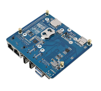 Carte de base Raspberry Pi CM4 Dual Gigabit Ethernet avec prise en charge du module 5G/4G, carte de support industriel pour le module de calcul 4