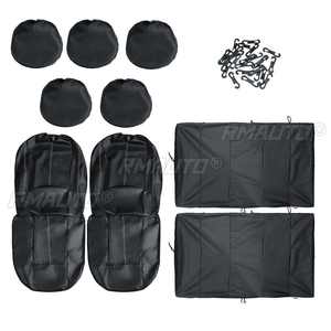 9 housses de siège auto en cuir PU, protection complète avant et arrière, universelles pour Peugeot, Nissan, Renault, VW - Product Image 6