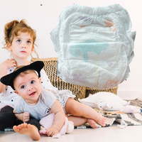 Super Saugfähige Baby-Windeln Großhandel Einweg-Höschenwindeln Atmungsaktive Bedruckte Trainingswindeln Auslaufsicher