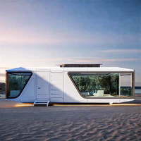 Villa Cápsula de Lujo para Turismo, Construcción Rápida, Desmontable, Ahorro de Energía, Cabaña Prefabricada, Alto Aislamiento, Supermercado
