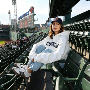Sweat-shirt à capuche oversize pour femme, style hip-hop, confortable, doux, à porter au quotidien, inspiré de <span class=keywords><strong>Trapstar</strong></span>, imprimé personnalisé avec strass - Product Image 3