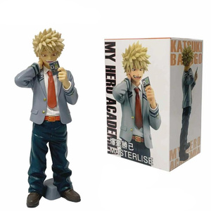 Figurine de manga de 19 cm, <span class=keywords><strong>Boku</strong></span> <span class=keywords><strong>No</strong></span> <span class=keywords><strong>Hero</strong></span> <span class=keywords><strong>Academia</strong></span>, version uniforme scolaire. Figurine Bakugou Katsuki en PVC, figurine d'anime, jouets, cadeau - Product Image 1