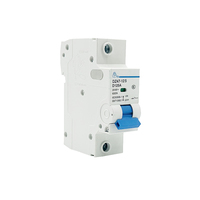 Disjoncteur miniature DZ47-125 2P 3P 4P 125A Courant nominal Montage sur rail DIN en plastique et cuivre Capacité de coupure 6kA